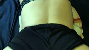 imagine fucking 18yo perfect white ass doggy without removing shorts real amateur pov