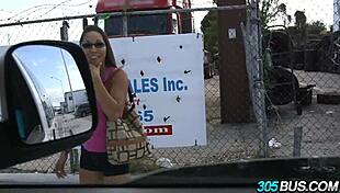 uhh this nerdy latina slut really fucks for cash on the bus part two humiliation city