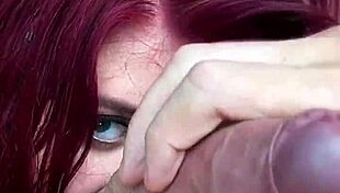 PETITE REDHEAD SLUT TAKES ROUGH POUNDING AND FACIAL CUMSHOT WITH REAL ORGASM!