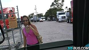 uhh this nerdy latina slut really fucks for cash on the bus part two humiliation city