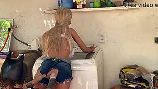 Mother-in-law offers tight ass sex toy after long drought