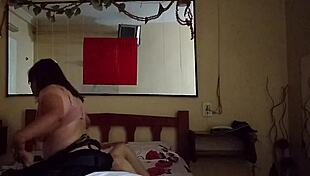 wanna see this curvy latina prostitute ride cowgirl on huge cock in motel? slutty wife stockings