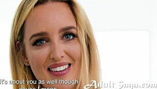 Blue-Eyed Aussie Blondie Charlie Teases with Intimate Chats