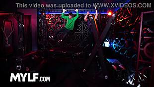 Stepsons Punished Hard! Vase Break Turns into Submission and Cum Lesson