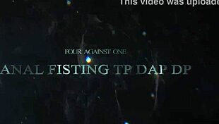 Teen Sa Taylor's First Hardcore Grupal Anal Fisting DAP TP DP Rips Big Gape Destruction