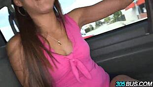 uhh this nerdy latina slut really fucks for cash on the bus part two humiliation city