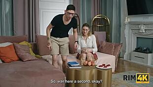 Rim4K Nerd Licks Couples Beautiful Ass Deeply