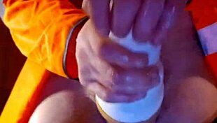 daddy sneaks off to wank hard in his truck before gazzadomm hits