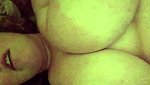 trimmed pussy and big tits closeup