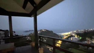 Naughty Brazilian Nerd Teen Offers Tight Pussy on Balcony - Spotted?