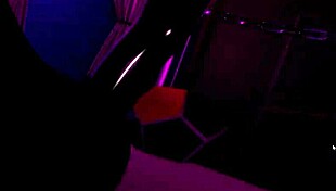 gothic petite teen pegs guy in bdsm vr session 😈🔗💦