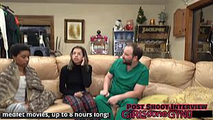 Aria Nicole tests foley catheter with moans and spreading