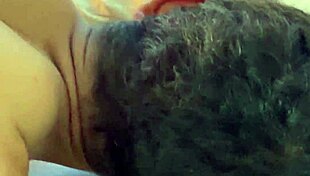 Dude my latino stepbro pulls off my thong in bed for wet pussy lick
