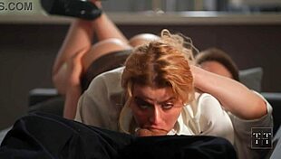 Ever wonder how deep her throat takes that monster cock in kitchen?
