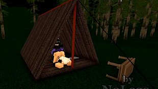 Dude, you camping and banging that hot tent girl hard?