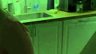 damn this blonde cleaning lady in leggings took my creampie deep