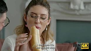 Rim4K Nerd Licks Couples Beautiful Ass Deeply