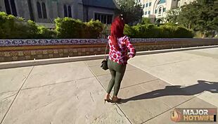 Hey Vanessa's pussy takes Rome Major's huge cock