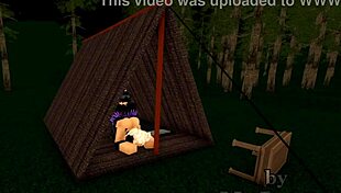 Dude, you camping and banging that hot tent girl hard?
