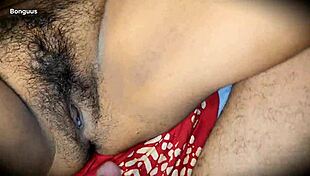 i crave my desi stepmom's feet stroking my cock before pounding her wet hairy pussy deep