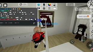 random roblox brookhaven orgy unleashes crossdressing slut fun
