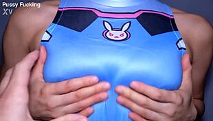 japanese schoolgirl swimsuit stretched for massive creampie surprise