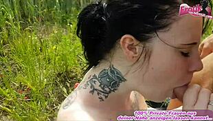 hey slut, you hate cum on your face during outdoor fuck? says german ex-girlfriend