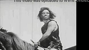 vintage hairy pussy spreads wide in secret erotic fuck scene