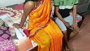 Indian Son Pounds Bengali Stepmom's Ass in Kitchen Frenzy!