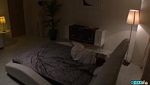 picture this: old guy and young tight pussy girl wake up horny for midnight bed doggystyle