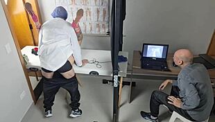 Gyno Fucks Behind Cuckold