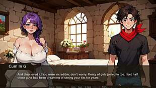 ever wonder how lesbians share a giant cock by the lake in this taboo hentai game? 😈