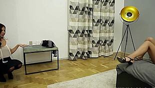 Alina Henessy seduces Shrima Malati in a long steamy lesbian casting interview