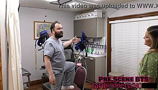 ever wonder what the perverted podiatrist does to ayla aysel's feet in latex