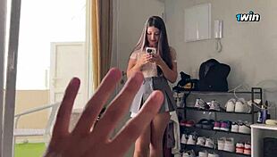 step sister begs for cock deepthroat to swallow cum and spite ex