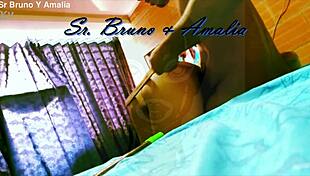Amalia's Bound Body Quivers Under Intense Spanking Session Tease