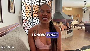Petite Latina Teen's Extreme Sloppy Deepthroat Rimjob Cum Swallow Casting
