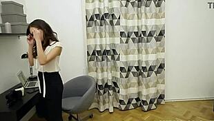 Alina Henessy seduces Shrima Malati in a long steamy lesbian casting interview