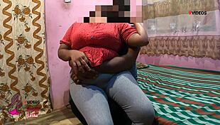 Indian Wife Saduni Rides Clark Kasun's Monster Cock Cowgirl in Hotel Room