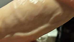 huge anal toy stretches redhead slut to shaking orgasm