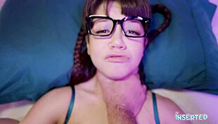 cute mochi mona sucks cock then rides it pov doggystyle