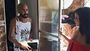 i saw neighbor spying through window begged him fuck me hard
