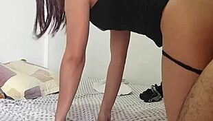 wanna see cute argentinian hermanastra miranda bent over doggystyle by novio's cock?