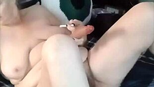 Vee's Saggy Natural Tits Bounce In Naughty Granny Masturbation