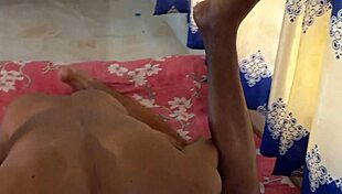 Watch this sexy ebony teen babe suck dick hard then take sensual doggy cum on pussy