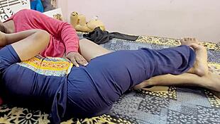 Sister sharing bed turns into wild desi pussy pounding fuck 😈🔥