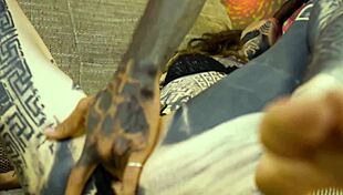 oh man my skinny goth ass gettin stretched so wide by monster cocks dildos n deepthroat play