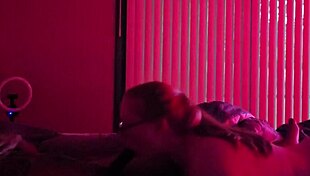 Neighbor's redhead girlfriend slurps my BBC secretly to hide her cheating ways
