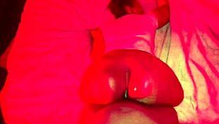 Thick ebony neighbor bends over for chubby creampie from father-in-law and uncle next door