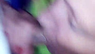 my ol lady drops to her knees giving me sloppy head while young 18+ blue watches boo boo style